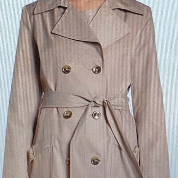 Via Spiga Women's Double Breasted Belted Trench